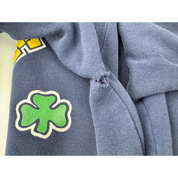 Vintage 90s University Of Notre Dame Fighting Irish Large‎ Crewneck Sweatshirt - Picture 6 of 6